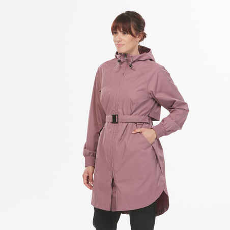 Women's Long Waterproof Hiking Jacket - Raincut Long