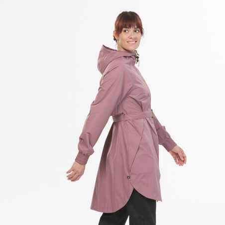 Women's Long Waterproof Hiking Jacket - Raincut Long