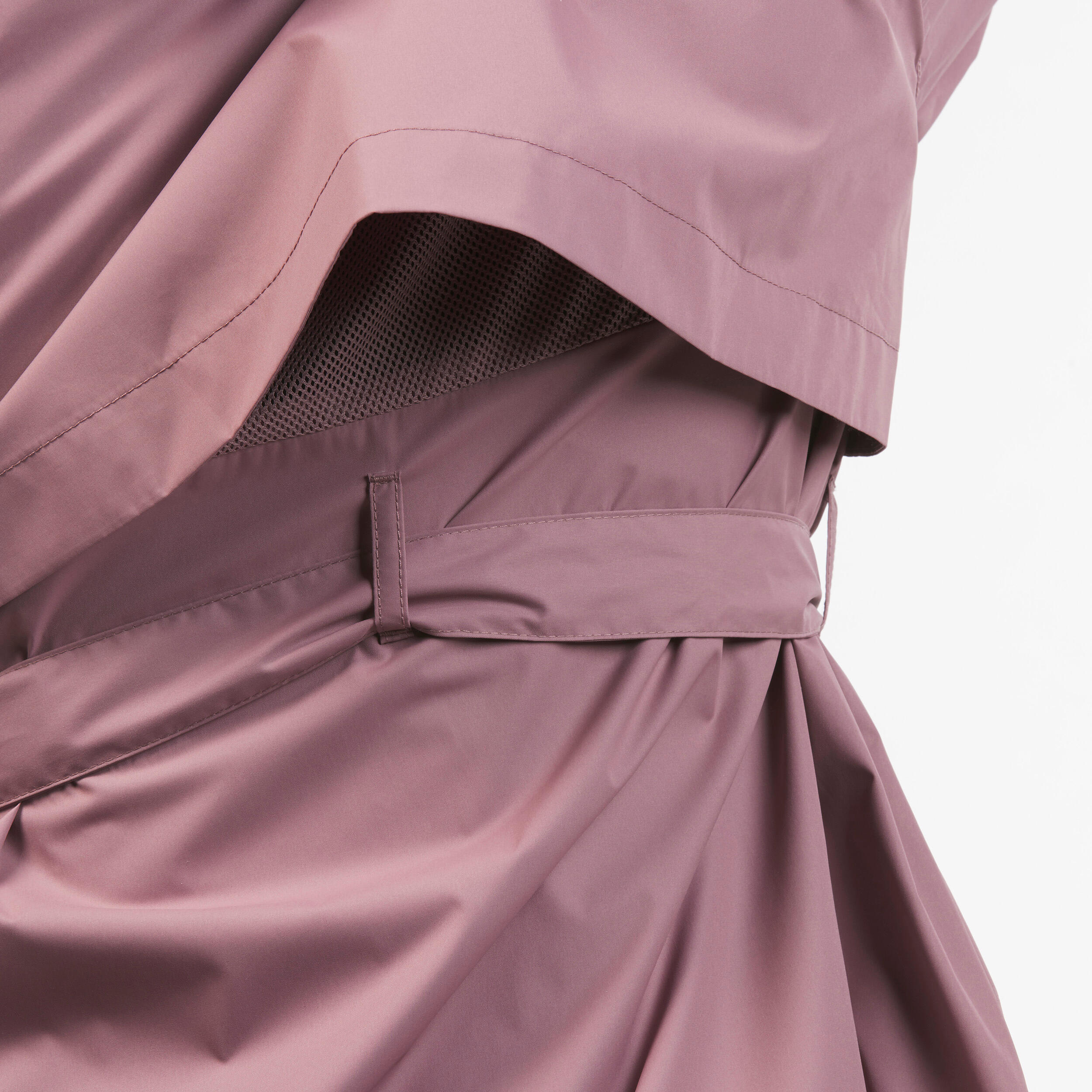 Manteau de randonnée imperméable femme, Raincut Long - QUECHUA