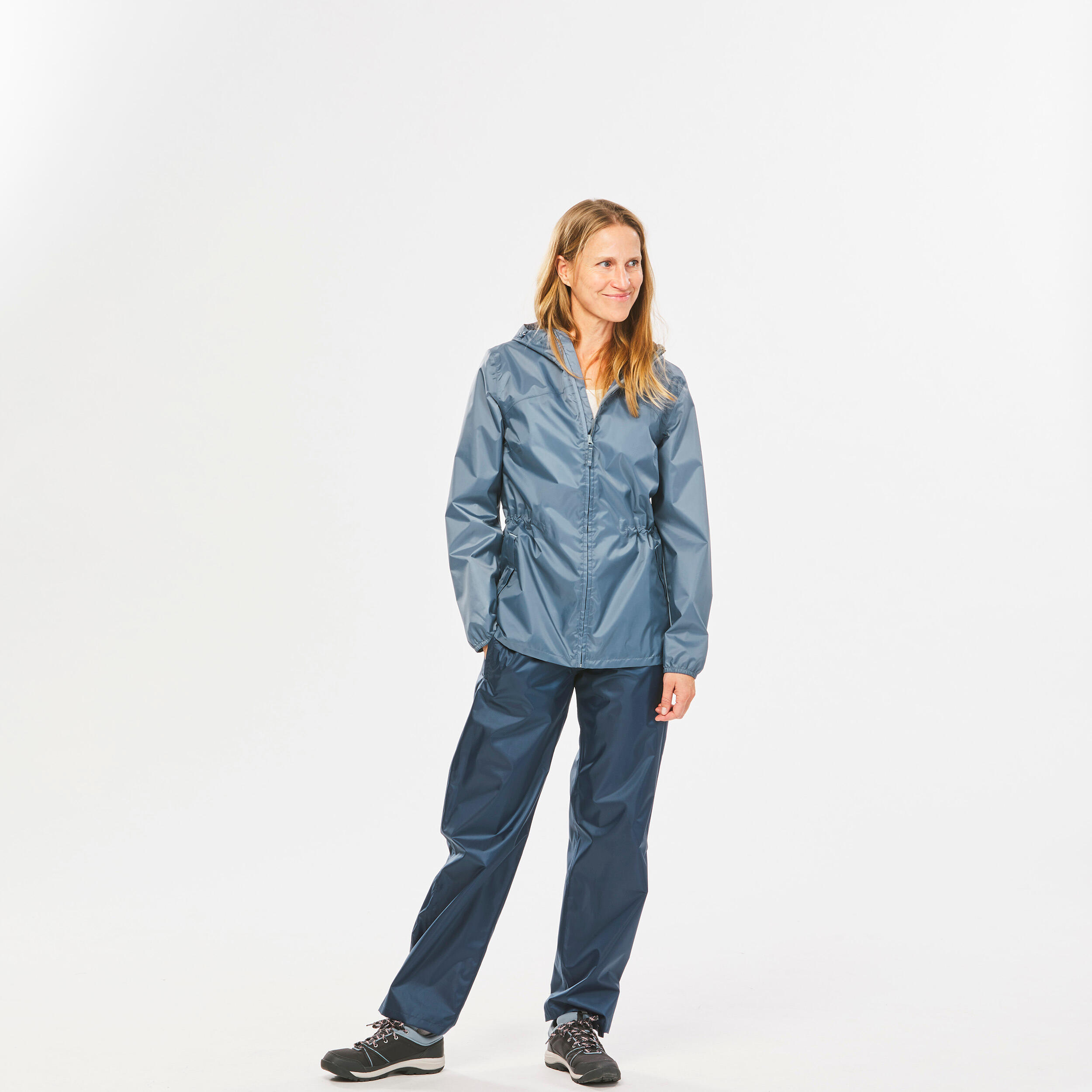 Women's Waterproof Hiking Jacket - Raincut Zip 2/9