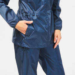 Women's Windproof and Water-repellent Hiking Jacket - Raincut Full Zip