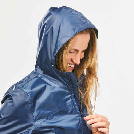 Women's waterpoof Zip jacket - Blue