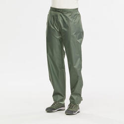 Sovrapantaloni montagna donna RAINCUT impermeabili neri QUECHUA | DECATHLON