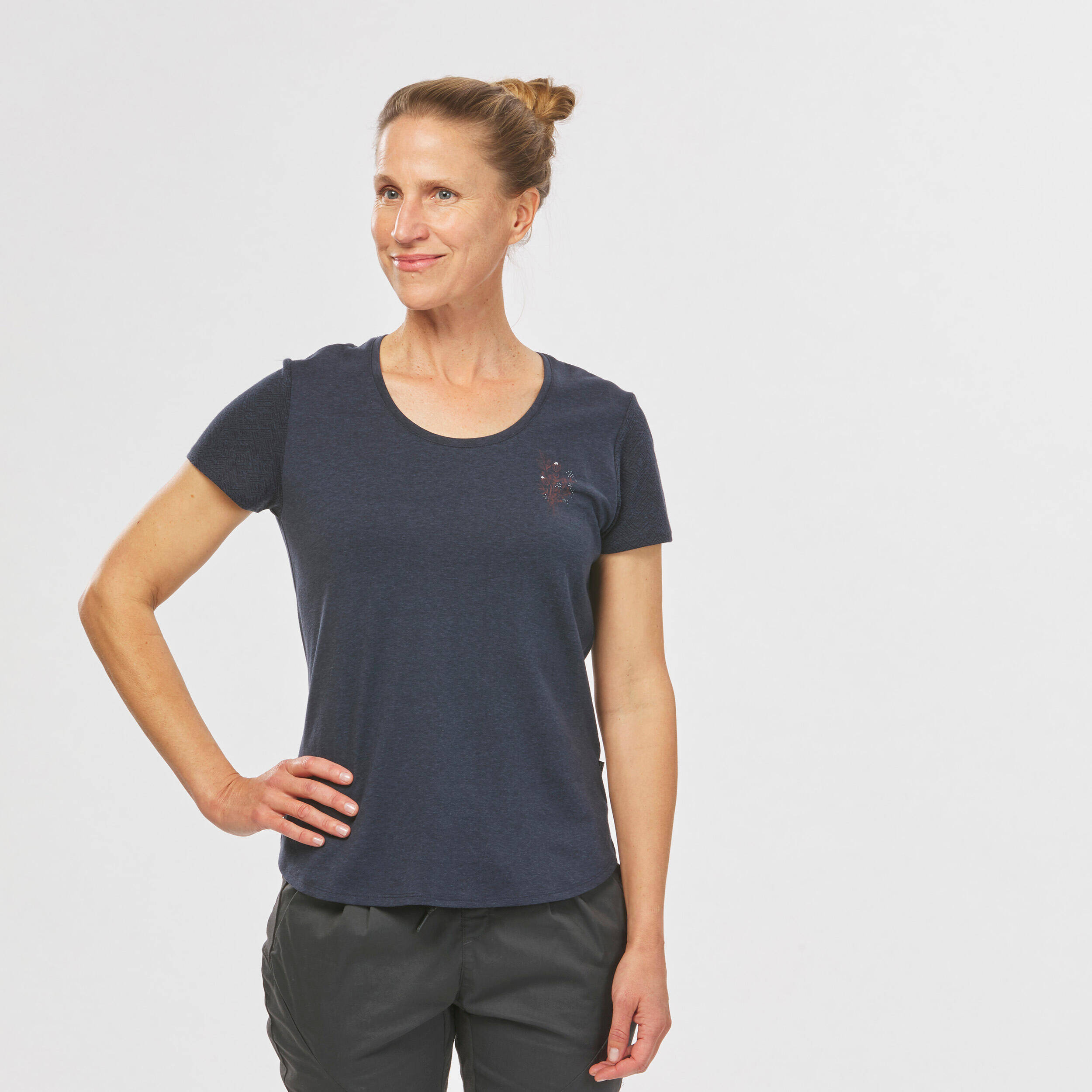 Women's Hiking T-shirt - NH500 -  3