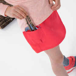 Kids' Hiking Skort MH100 2-6 years - coral pink