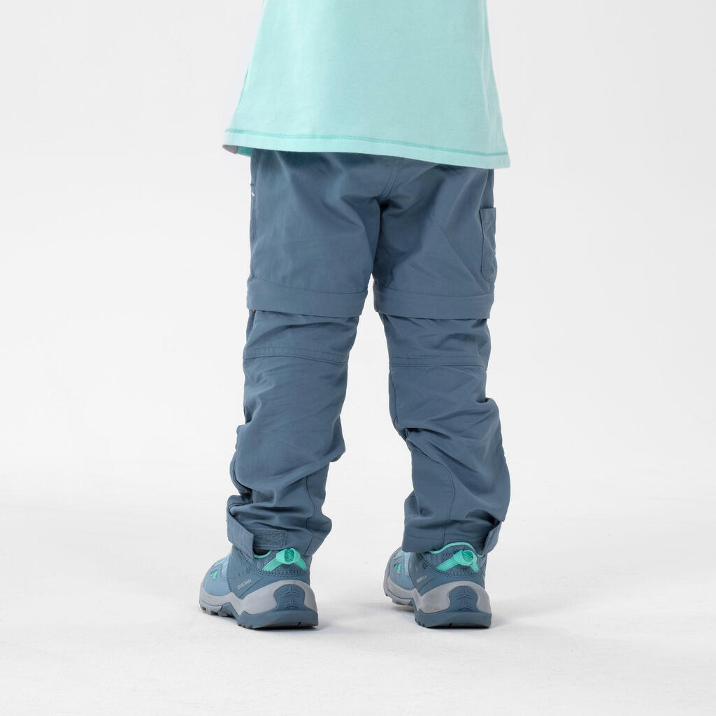 Kids’ Modular Hiking Trousers - MH500 KID Aged 2-6 YEARS