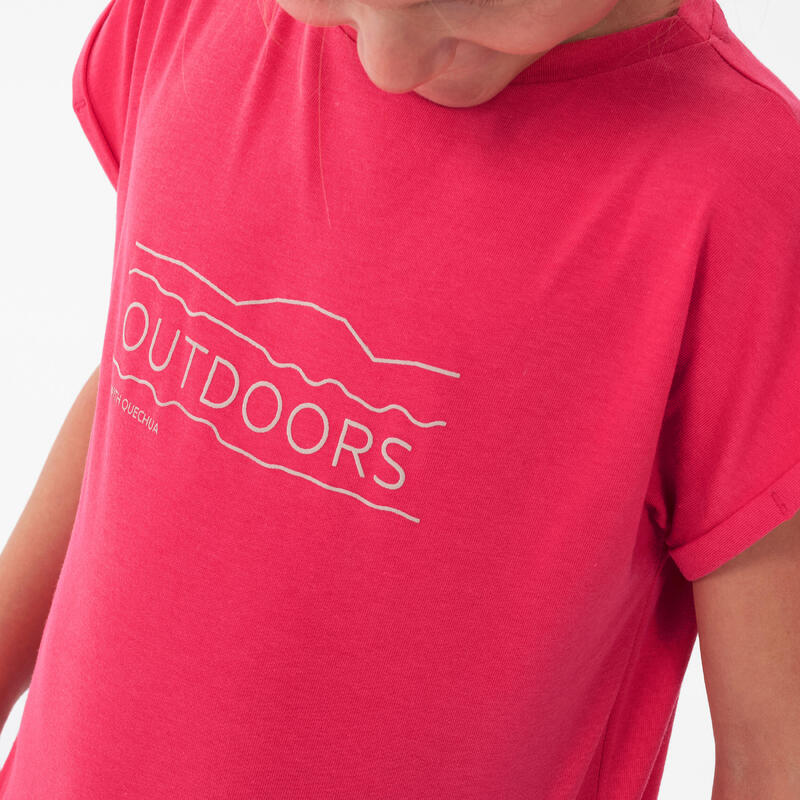 Wandel T-shirt MH100 roze kinderen 7-15 jaar