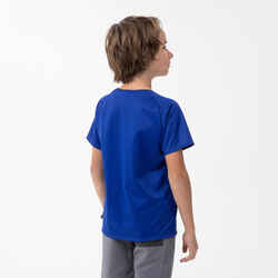 Kids' Hiking T-Shirt - MH500 Aged 7-15 - Dark Blue
