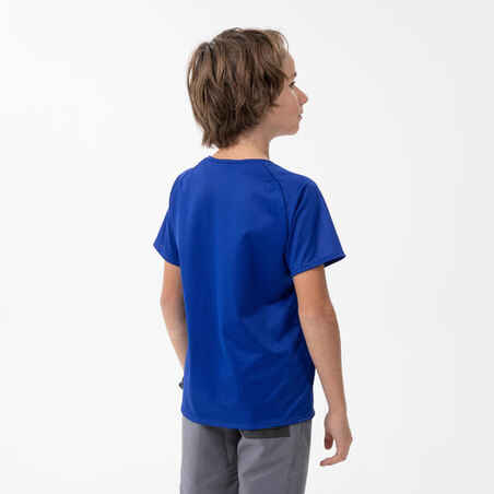Παιδικό T-Shirt πεζοπορίας - MH500 για ηλικίες 7-15 ετών - Σκούρο μπλε