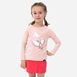 Kids' Hiking Skort MH100 2-6 years - coral pink