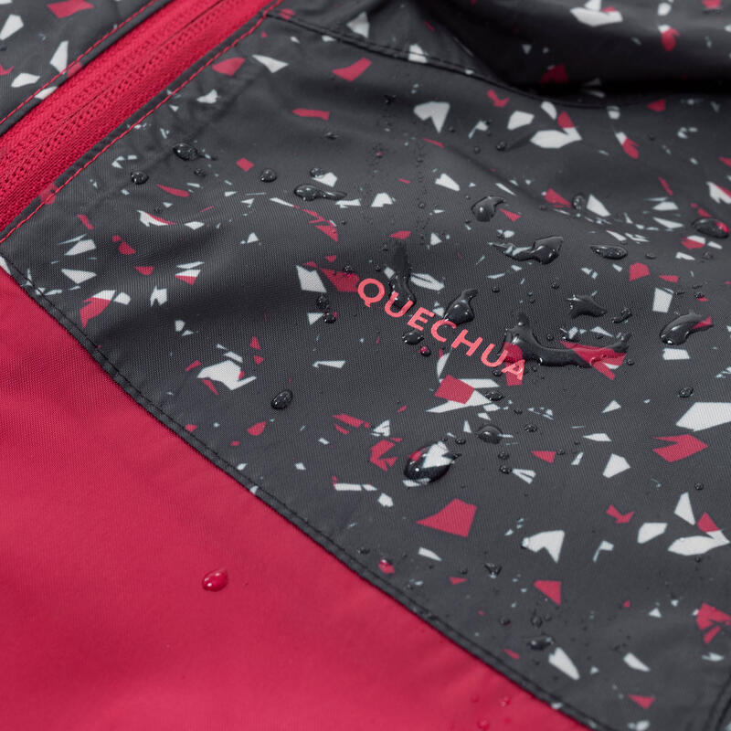 Veste imperméable de randonnée - MH100 zip - enfant 7-15 ans