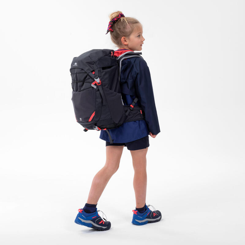 Veste imperméable de randonnée - MH500 navy - enfant 7-15 ans