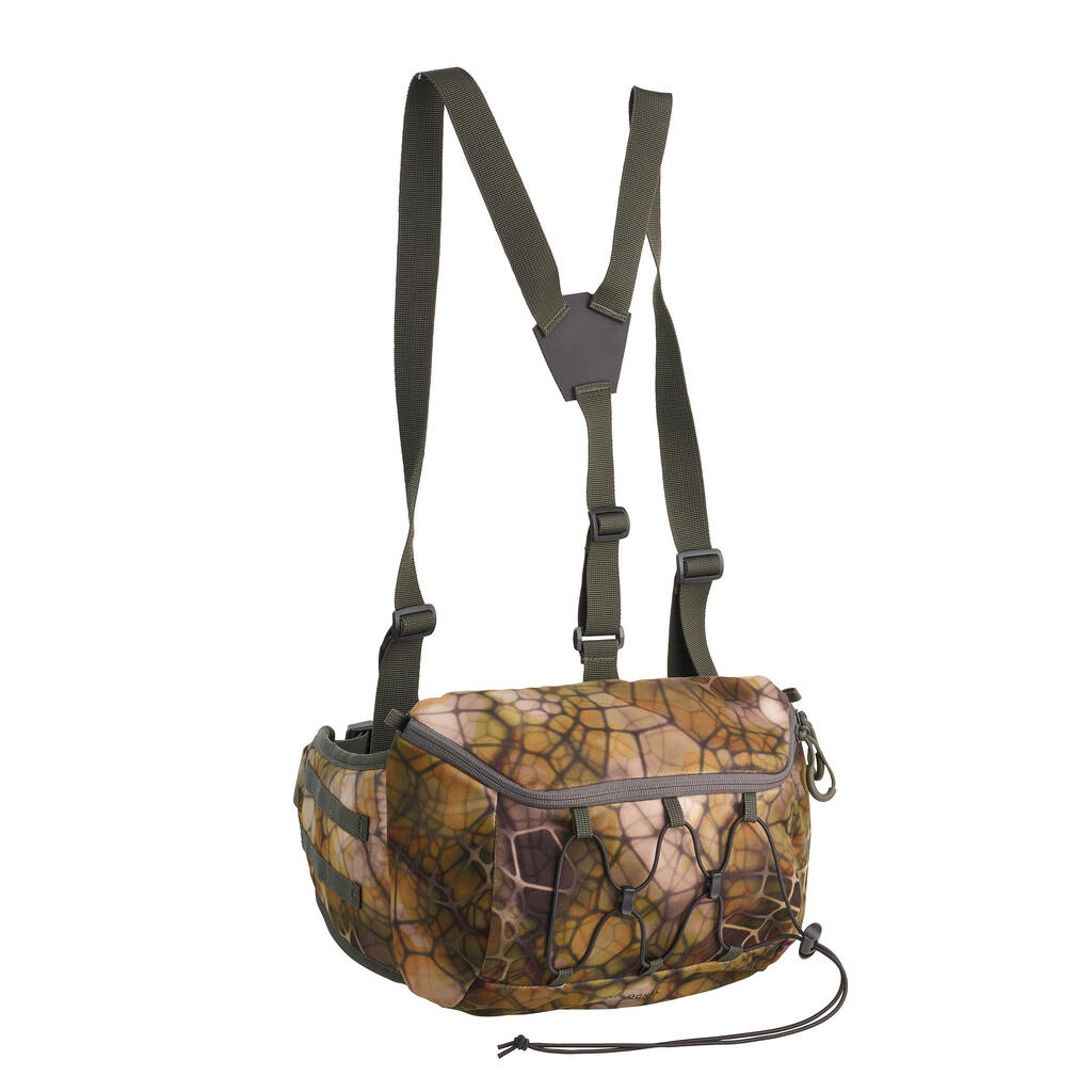 SILENT HUNTING SLING BUM BAG 10 L - CAMOUFLAGE FURTIV