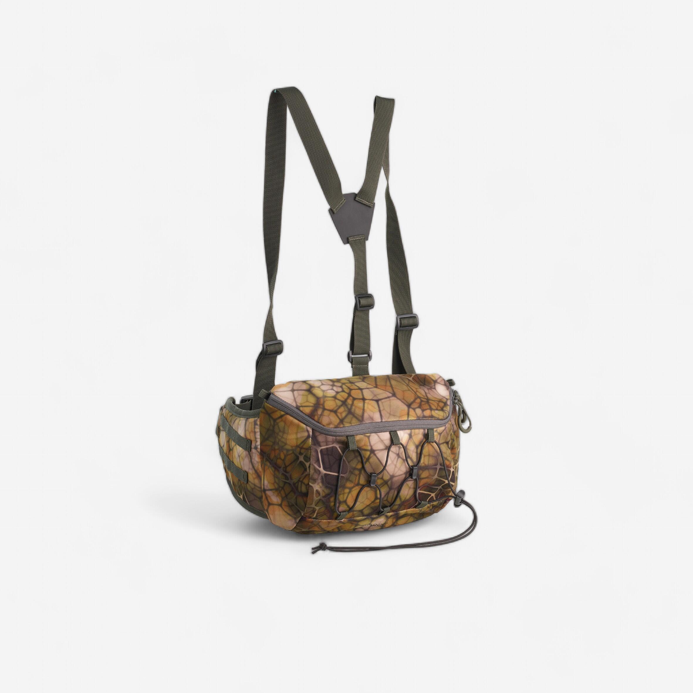 Solognac - Banane A Bretelle De Chasse Silencieuse 10l - Camouflage Furtiv - Sac À Dos - Chasse Et Tir Sportif - Incolore - Taille Unique - Decathlon
