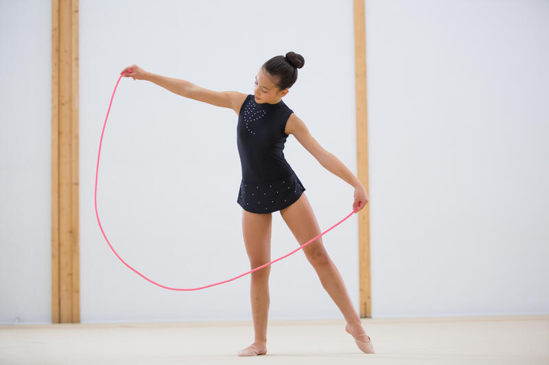 Kötél ritmikus gimnasztikához, 3 méter, rózsaszín
