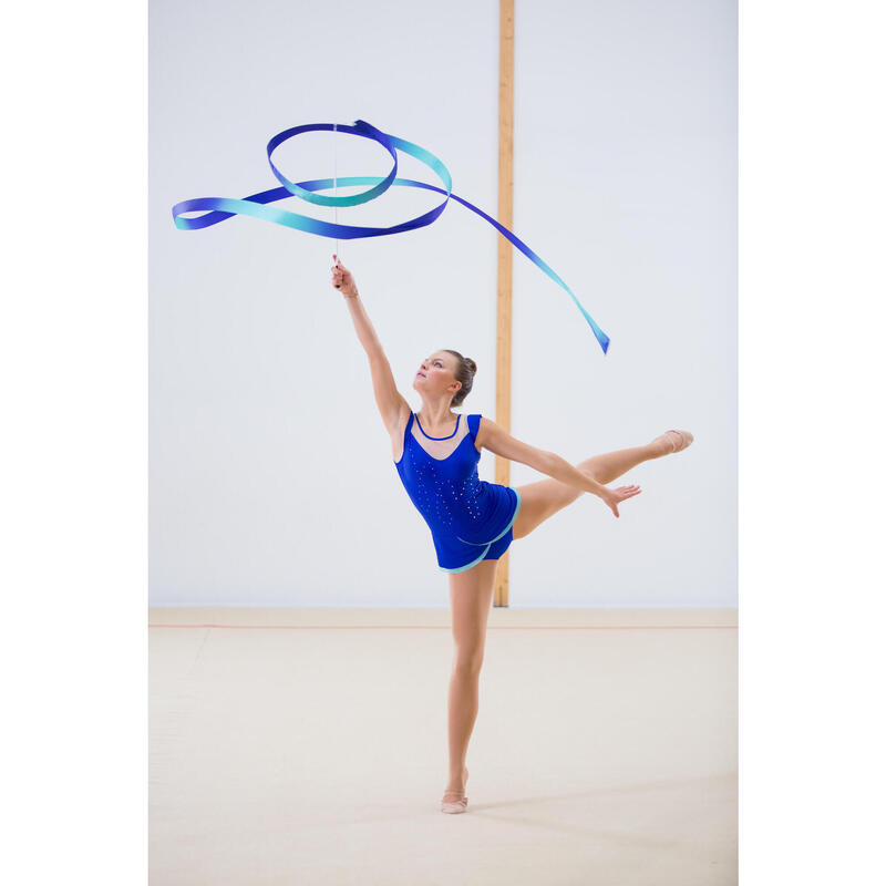 Ruban de Danse,4M Rubans Danse Ruban Gymnastique Enfant Fitness Rubans de  Gymnastique Rythmiques avec Baguette de Ruban pour Enfant Entraînement