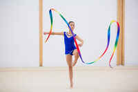 Rhythmic Gymnastics (RG) 6 m Ribbon - Multicoloured