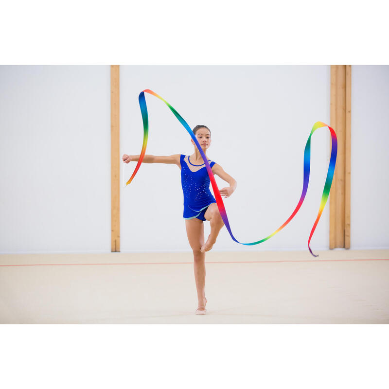 Ruban de Gymnastique Rythmique (GR) de 6 mètres Multicolore DOMYOS