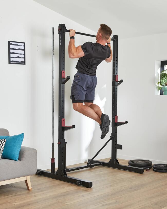 FOLD DOWN WEIGHT TRAINING BENCH AND RACK - 500