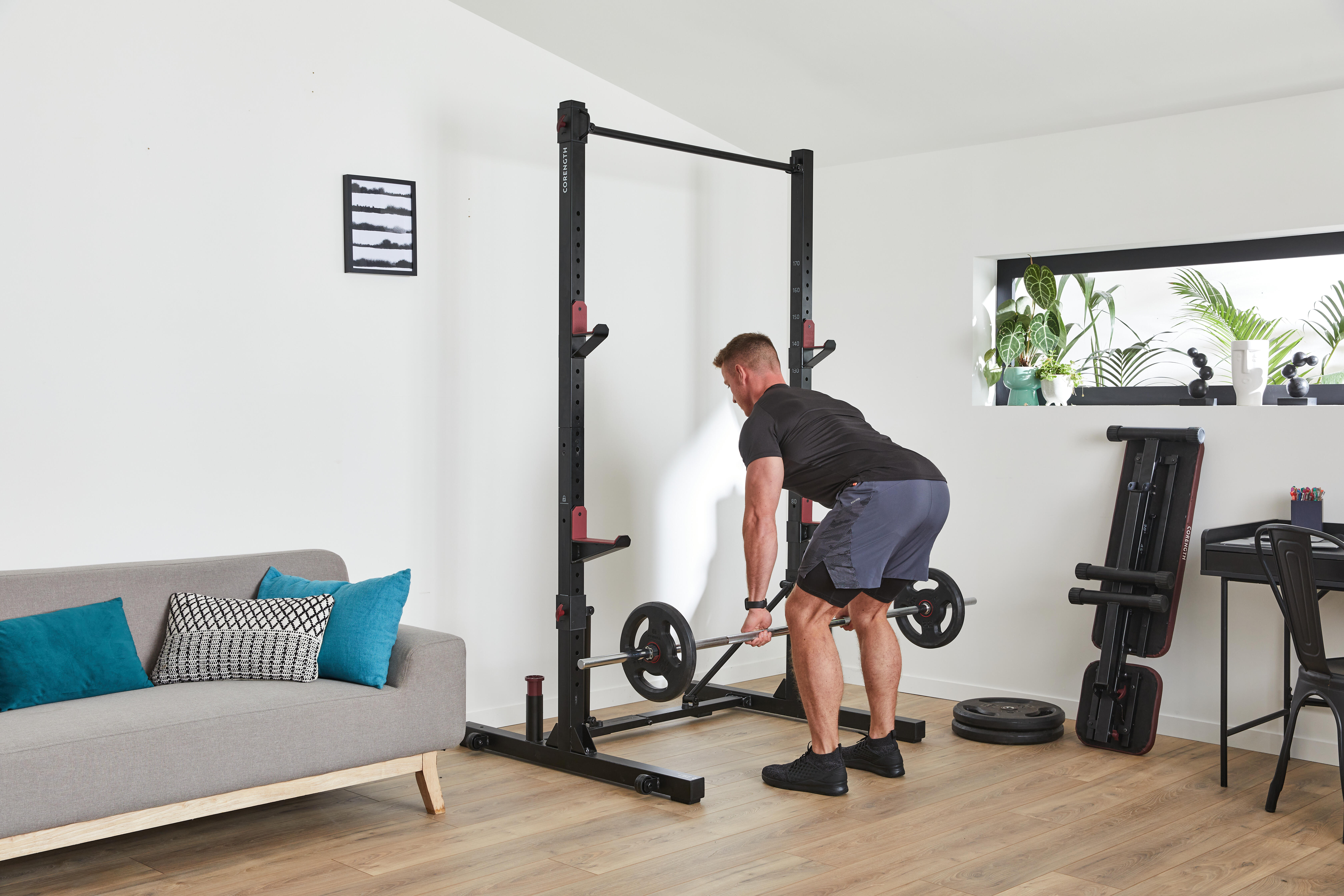 Foldable Weight Training Rack