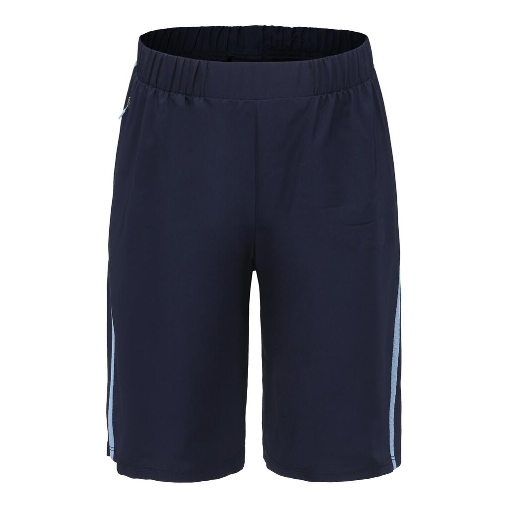 Short baggy enfant de running ou athlétisme AT 100 bleu marine