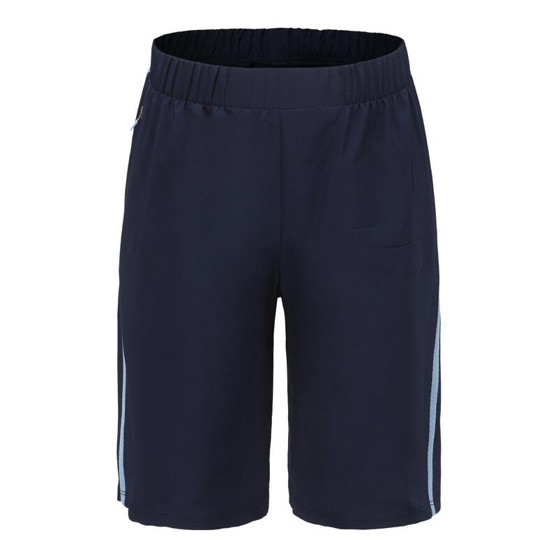 Pantaloncini bambino ginnastica AT 100 regular fit traspiranti blu