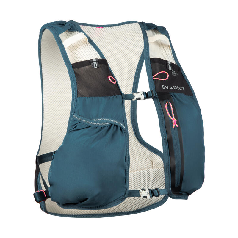 SAC TRAIL RUNNING 5L TURQUOISE - VENDU AVEC POCHE À EAU 1L