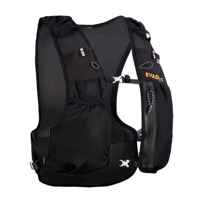 MOCHILA DE TRAIL RUNNING 5 L PRETO - VENDIDA COM BOLSA DE ÁGUA DE 1 L