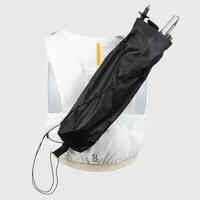Unisex Trail Running Hydration Vest and Bottle Holder - white orange