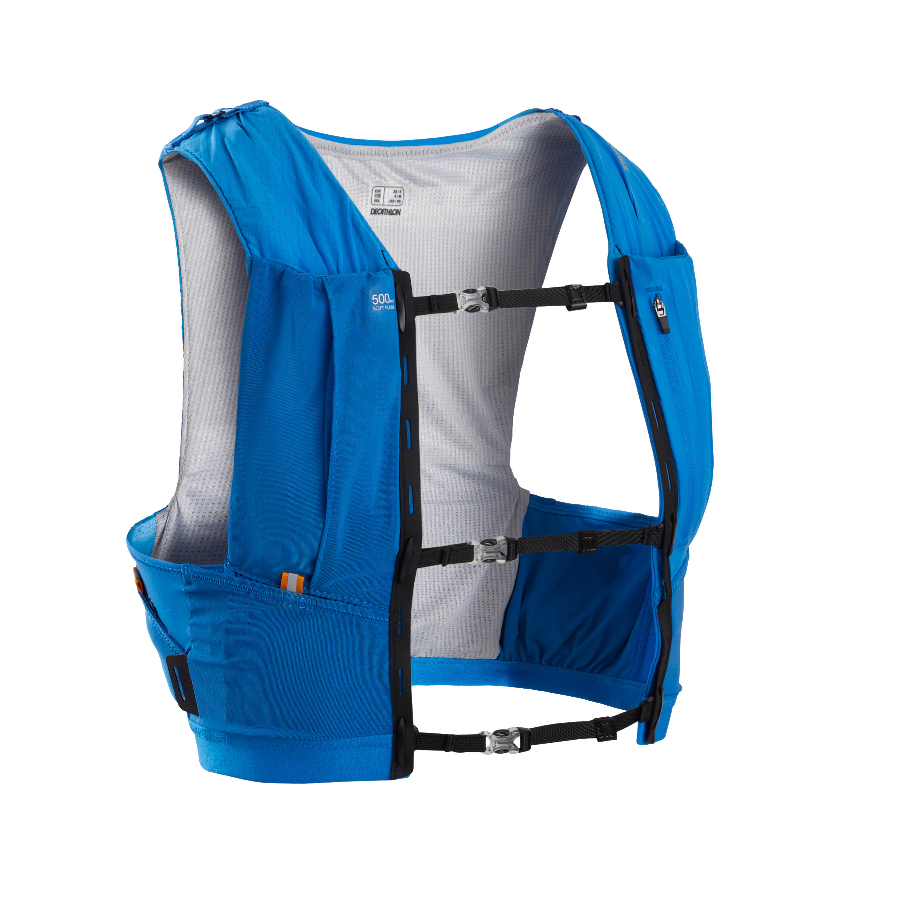 GILET D HYDRATATION TRAIL MIXTE 5L PORTE FLASQUES