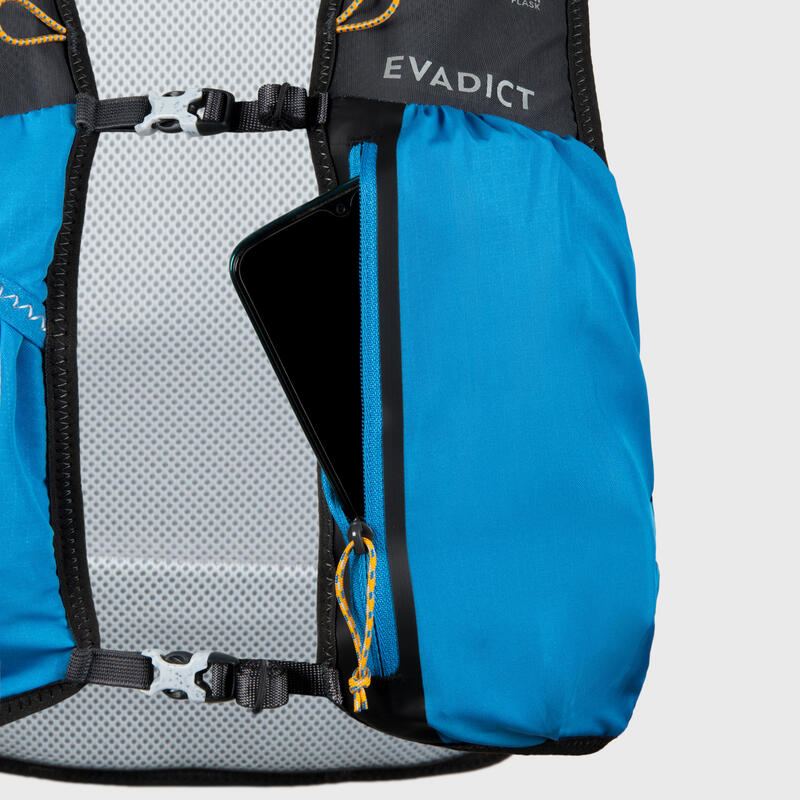 MOCHILA DE TRAIL RUNNING 5 L AZUL - VENDIDA COM BOLSA DE ÁGUA DE 1 L