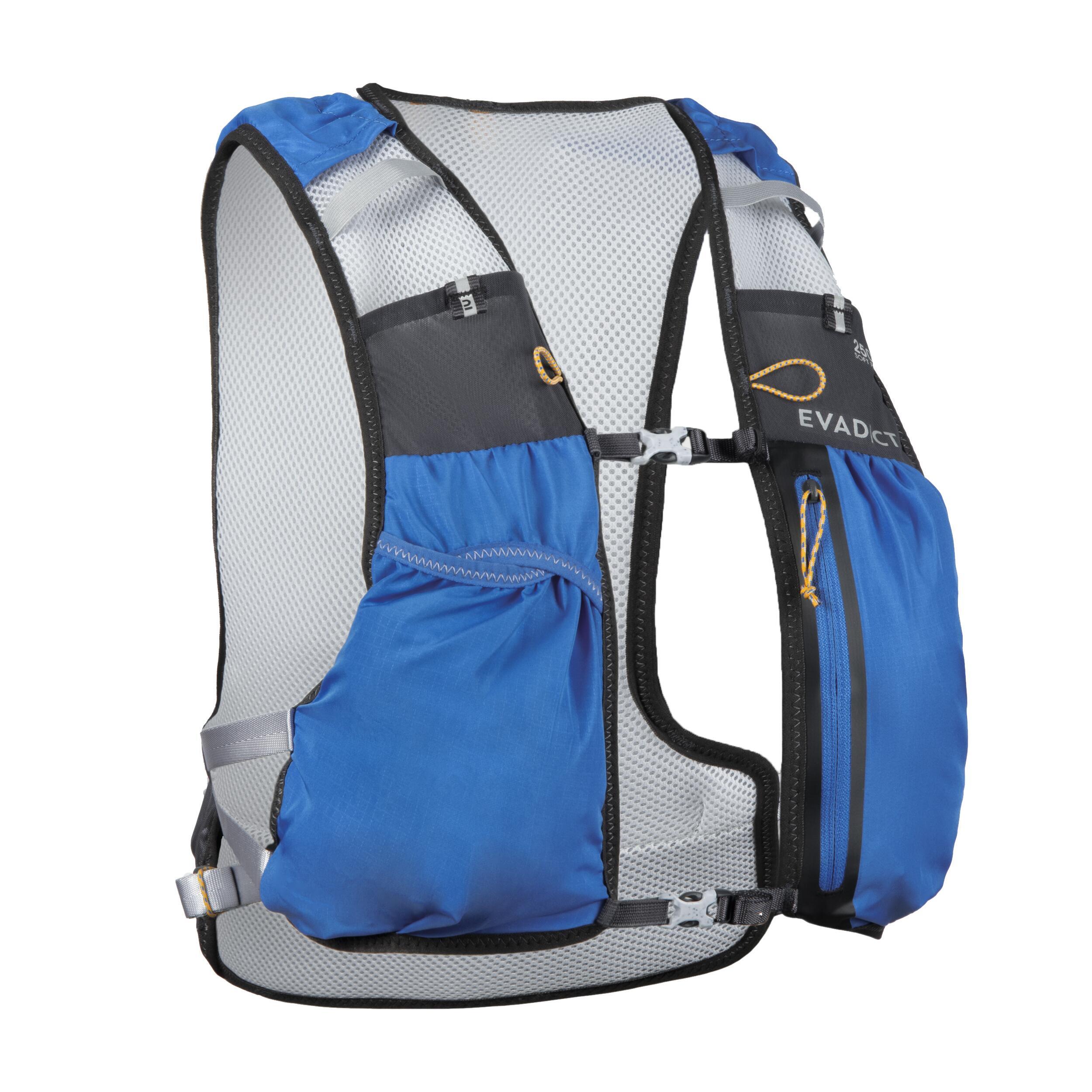 5L TRAIL RUNNING BAG - BLUE - SOLD WITH 1L WATER BLADDER 2/12
