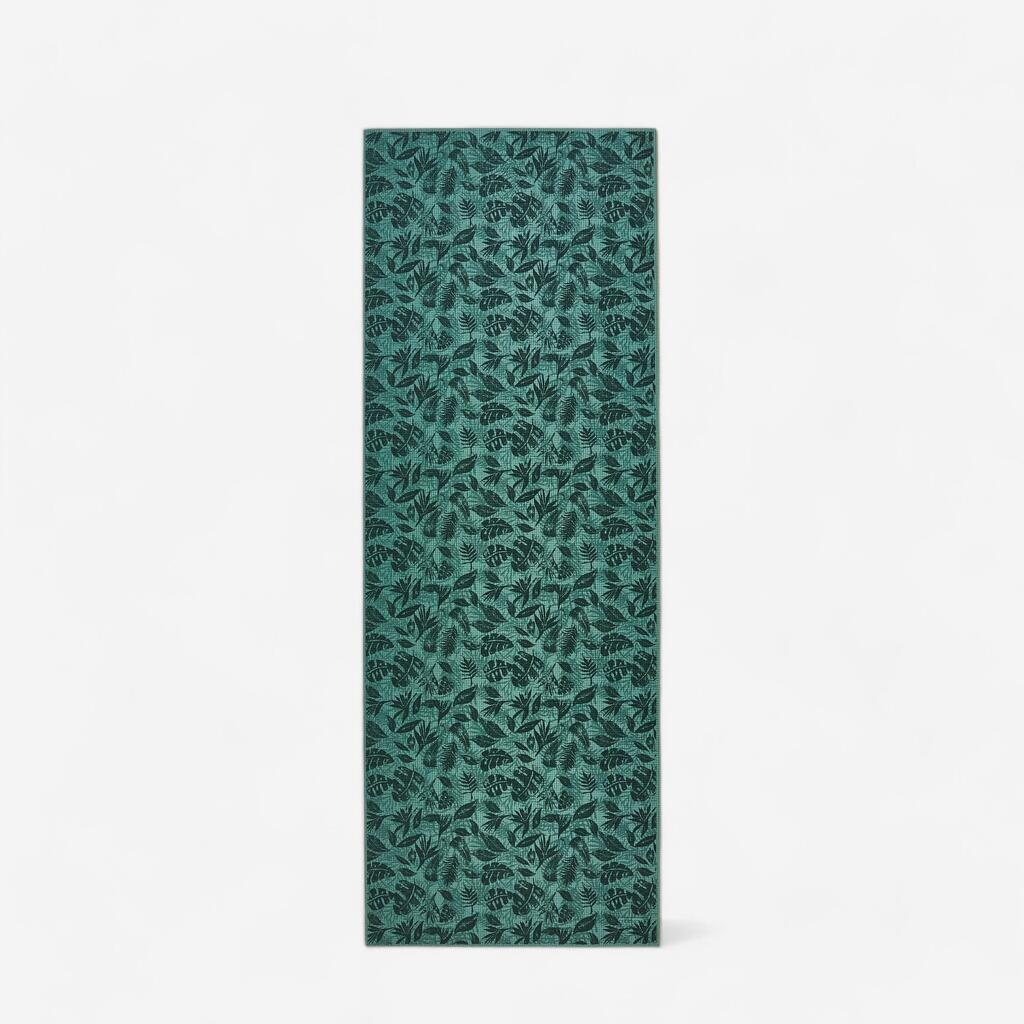 Tapete de Yoga Suave Confort Verde Hoja 173 cm x 61 cm x 8 mm