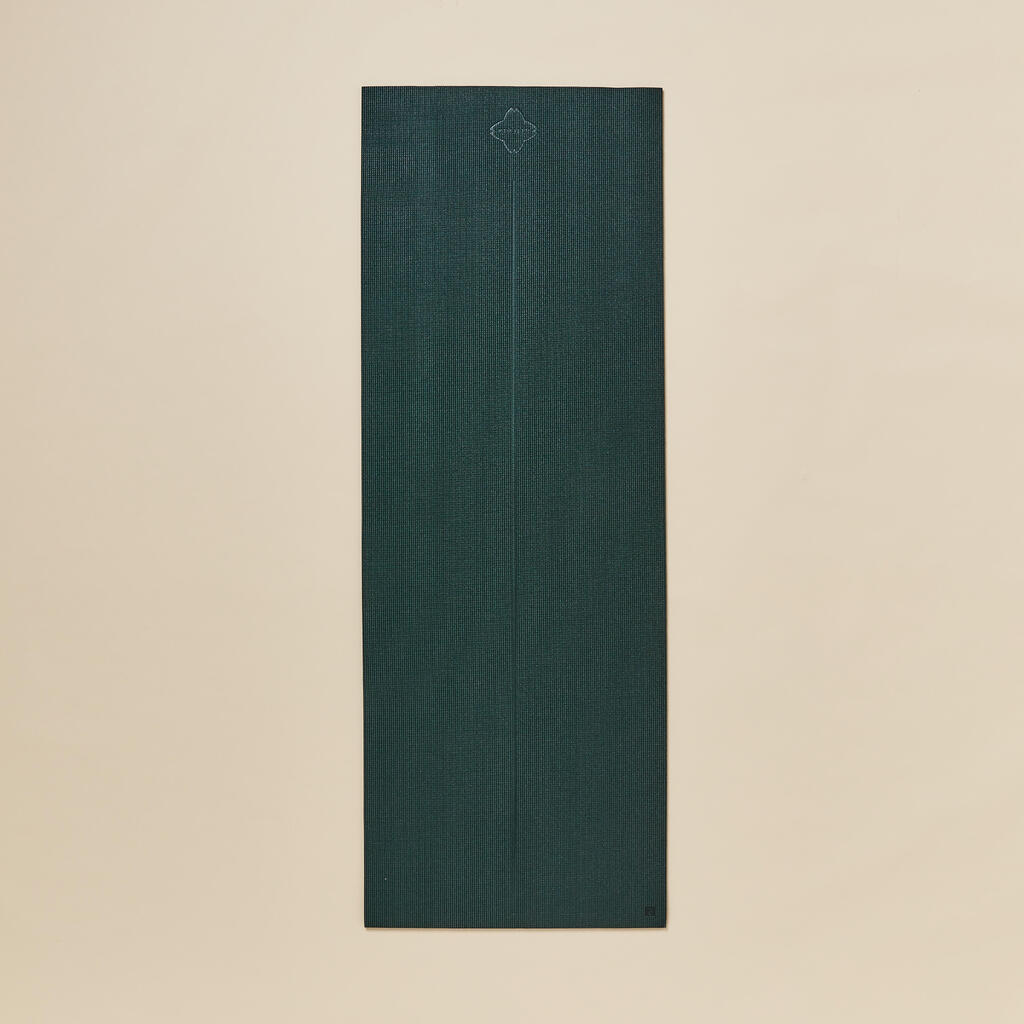 Tapis de yoga doux adhérence et confort 8 mm, terracotta