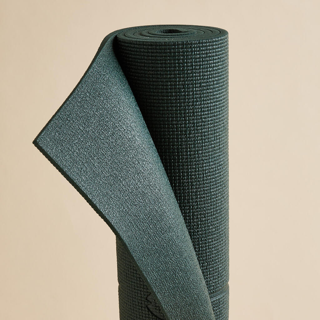 Tapis de yoga doux adhérence et confort 8 mm, terracotta