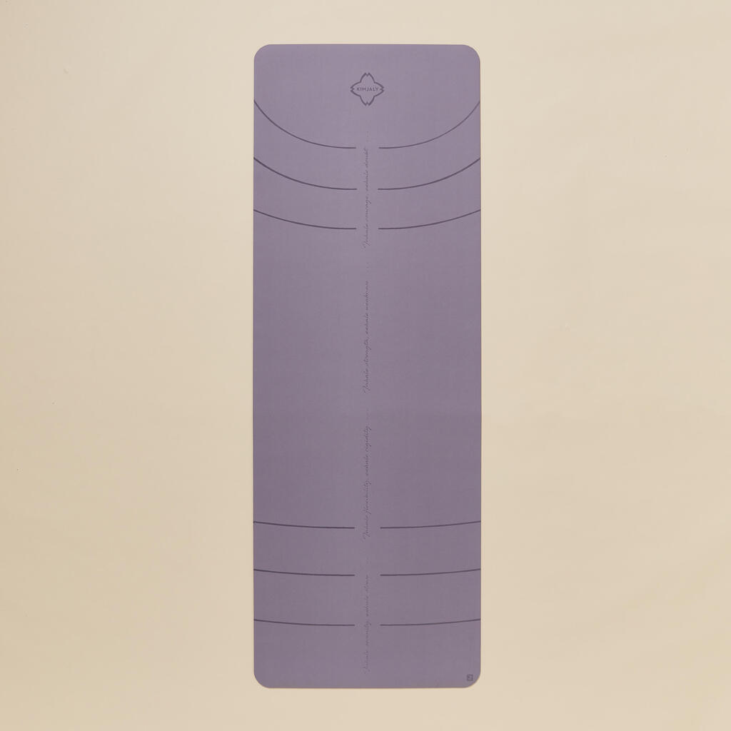 Yoga Mat Grip+ 185CM X 65CM X 3MM - Purple