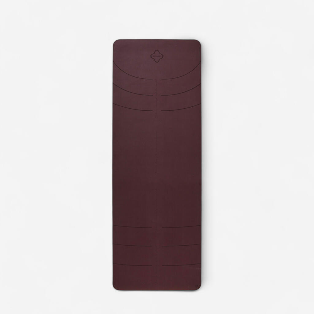 Jogas paklājs “grip+”, 5 mm, vīnsarkans