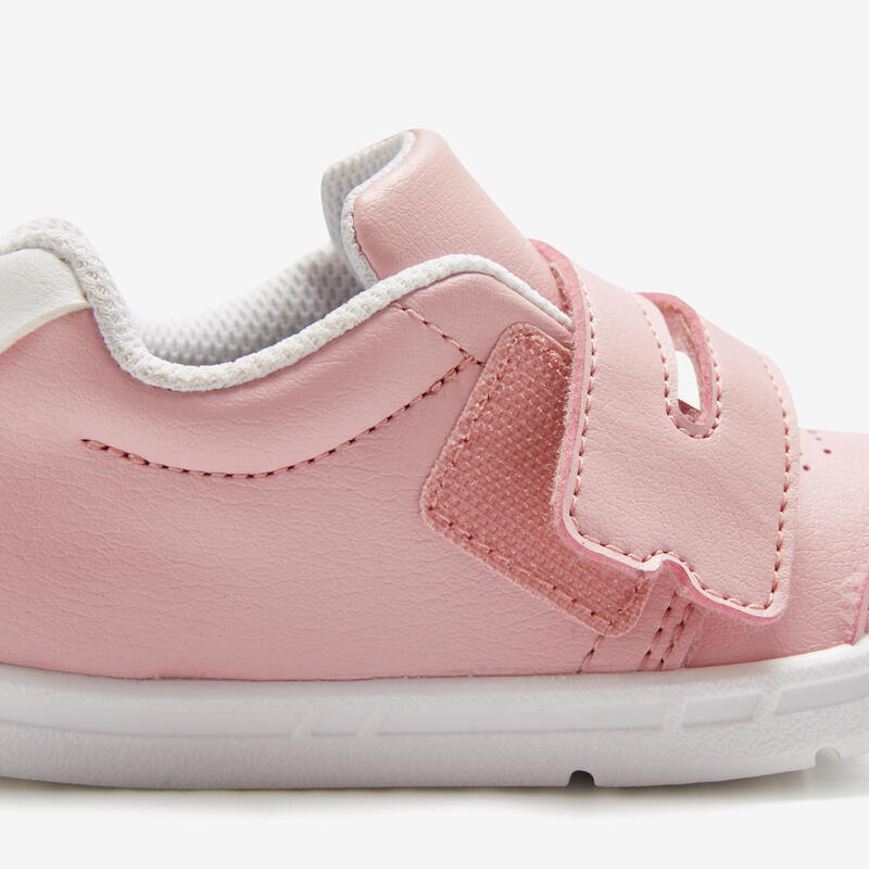 Turnschuhe 100 I Learn Klettverschluss Babyturnen - rosa 