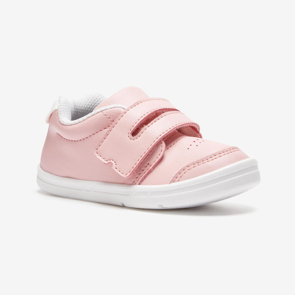 Turnschuhe Erste Schritte Klettverschluss - 100 rosa 