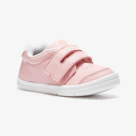 Tenis de fitness con velcro para Bebés Domyos 100 rosado