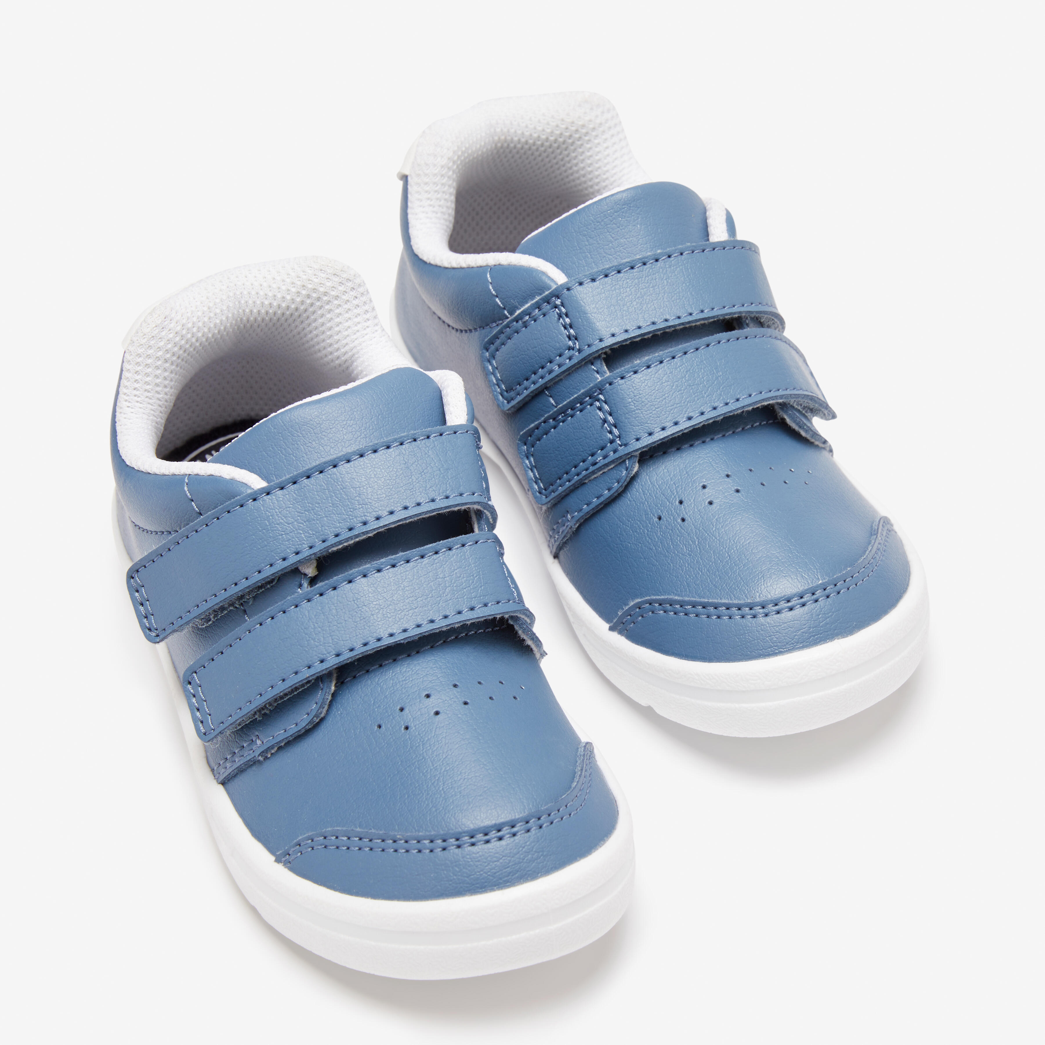 Kids’ Shoes - I Move 100 Blue - Storm Blue, Snow white - Domyos - Decathlon