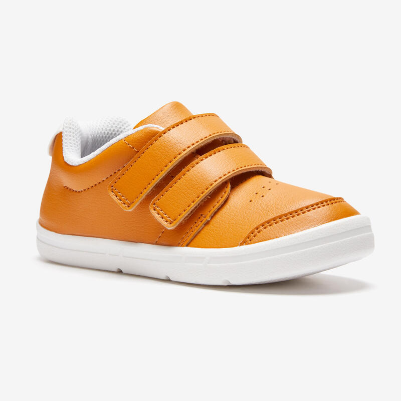 Turnschuhe Klettverschluss Kinder - 100 ocker