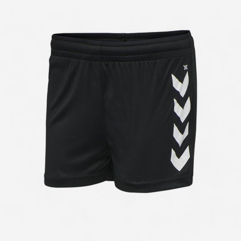 Handbalshort voor dames Core XK zwart/wit