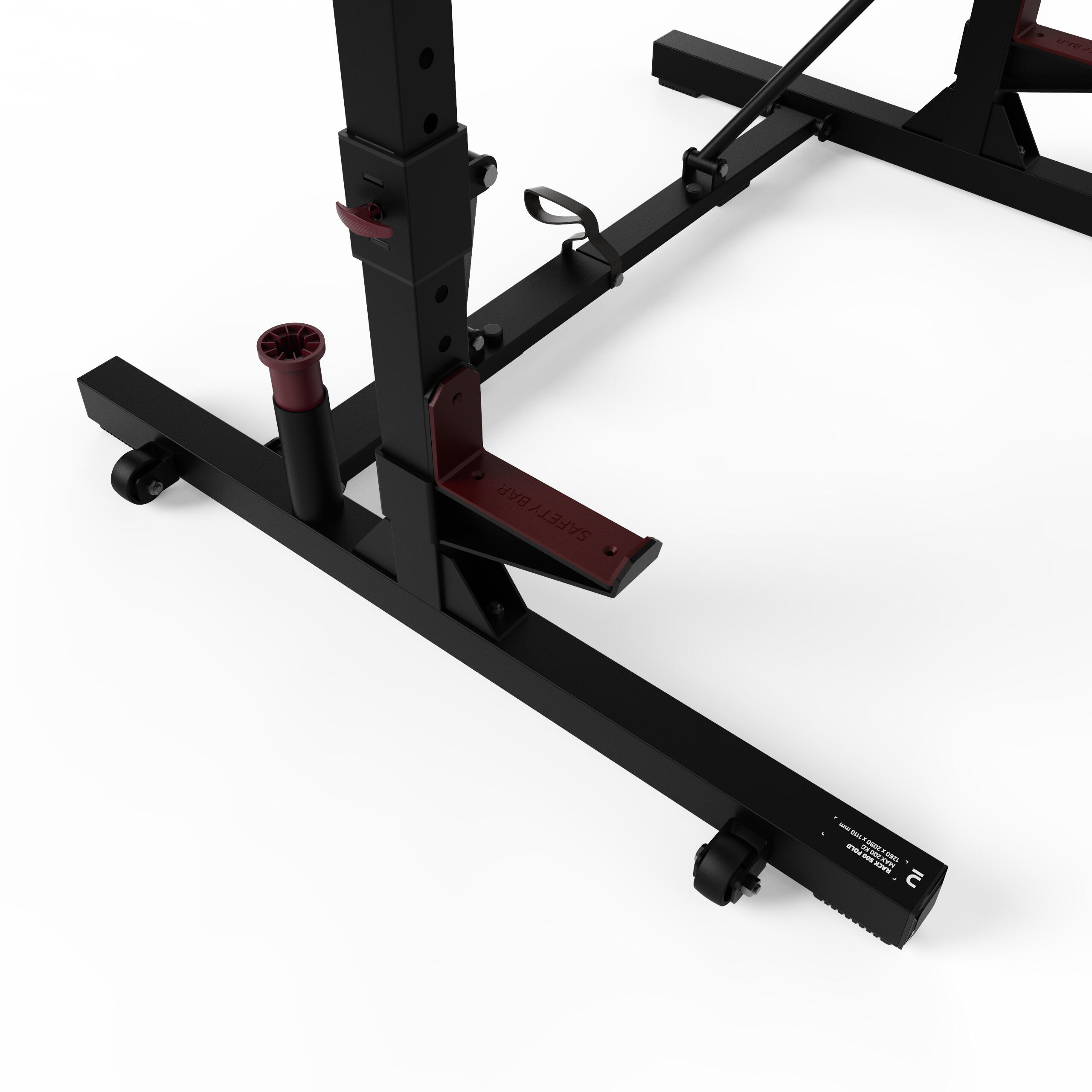 Segunda vida - Rack Musculación 500 Plegable/Retráctil Sentadillas + Bench + ... 3/18