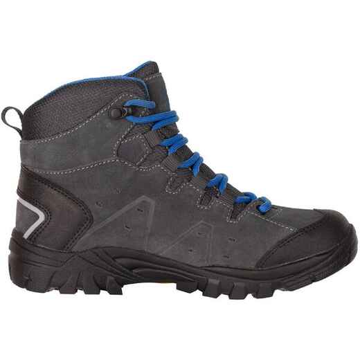 
      Boys’ Waterproof Hiking Boots Trollsteinen Hiker Mid - Grey/Blue
  