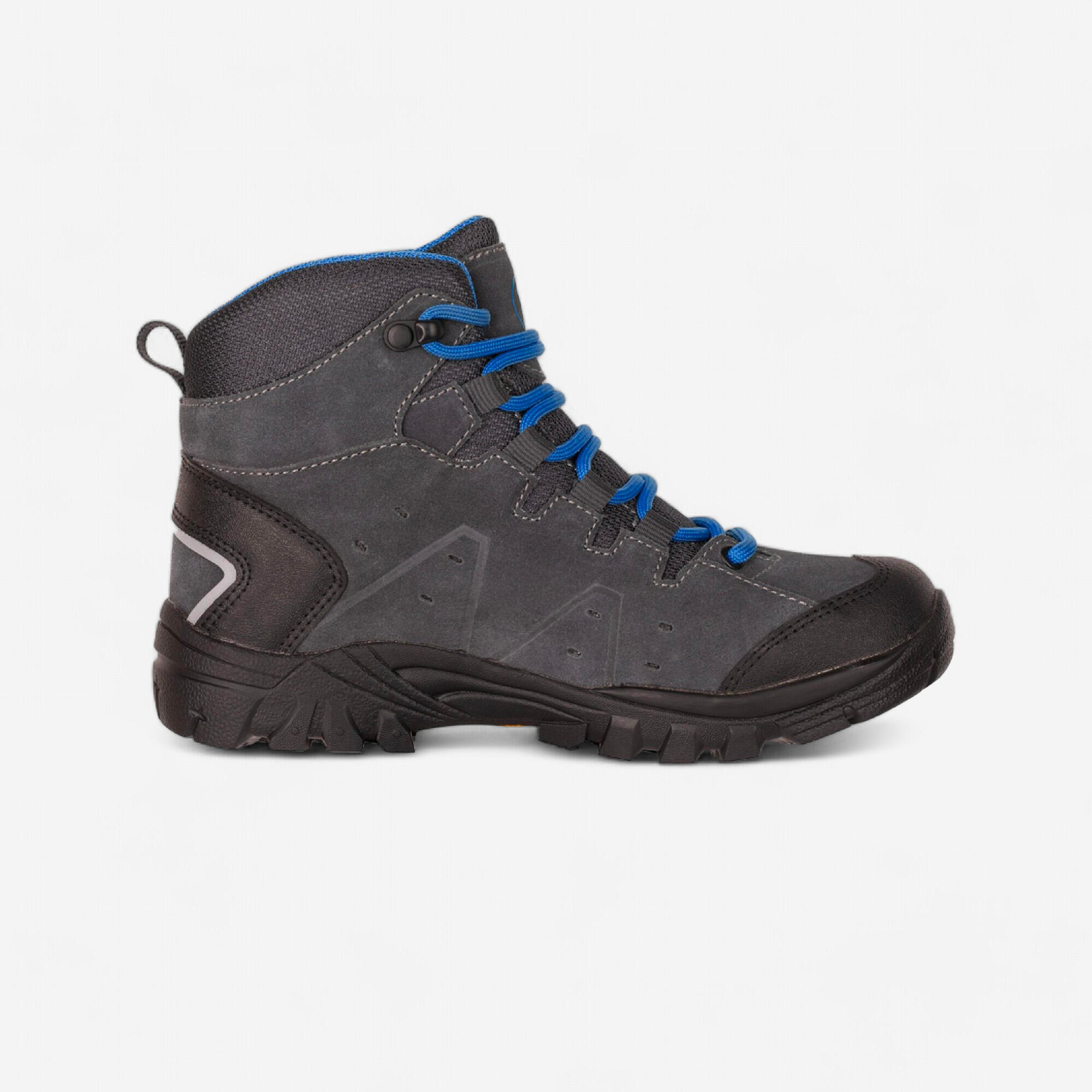 TROLLKIDS Waterdichte wandelschoenen voor jongens Trollsteinen Hiker mid grijs blauw