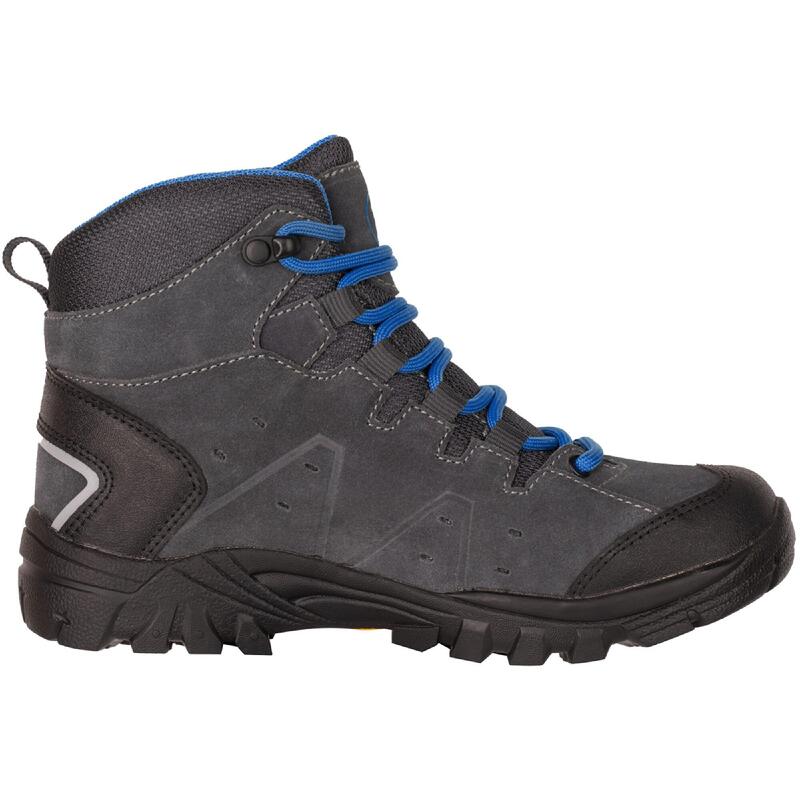 Botas de caminhada impermeáveis - Trollsteinen Hiker Mid - Menino Cinza/Azul