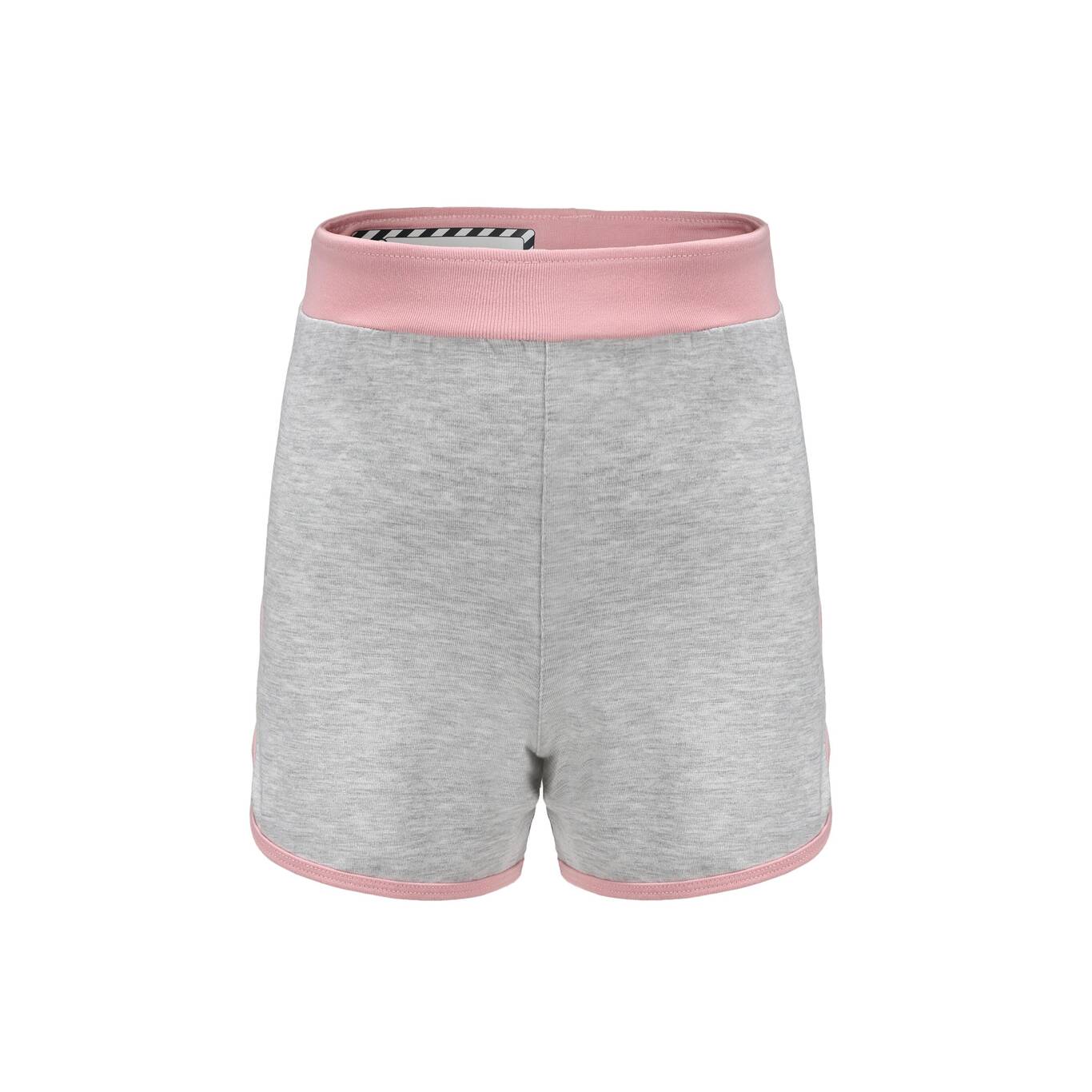 Girls' and Boys' Baby Gym Shorts 500 - Light Grey