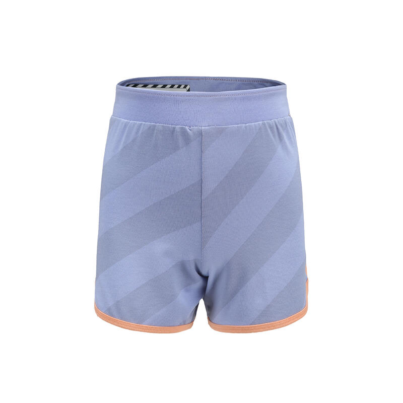 Girls' and Boys' Baby Gym Shorts 500 - Pastel Indigo