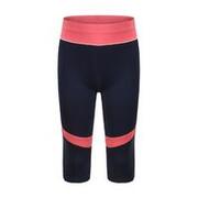 Girls' Breathable Cropped Bottoms S500 - Navy